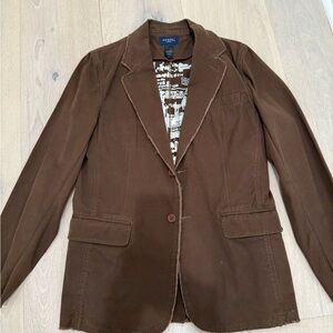 Guess Jeans Brown Lightweight Cotton Jacket
